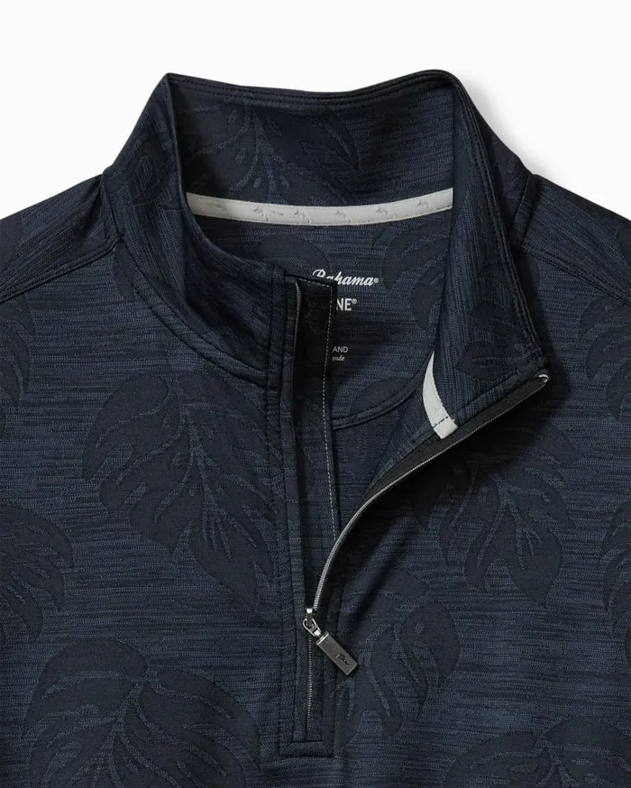 Tommy Bahama Sweatshirts Monstera Fade IslandZone HalfZip Sweatshirt Black 8211 Men Tommy Bahama Sweatshirts Monstera Fade IslandZone HalfZip Sweatshirt Black 8211 Men