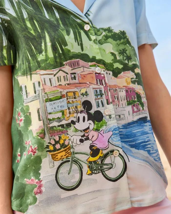 Tommy Bahama Tops and Shirts Disney Coastal Cruisin039 Silk Camp Shirt Palace Blue 8211 Women Tommy Bahama Tops and Shirts Disney Coastal Cruisin039 Silk Camp Shirt Palace Blue 8211 Women