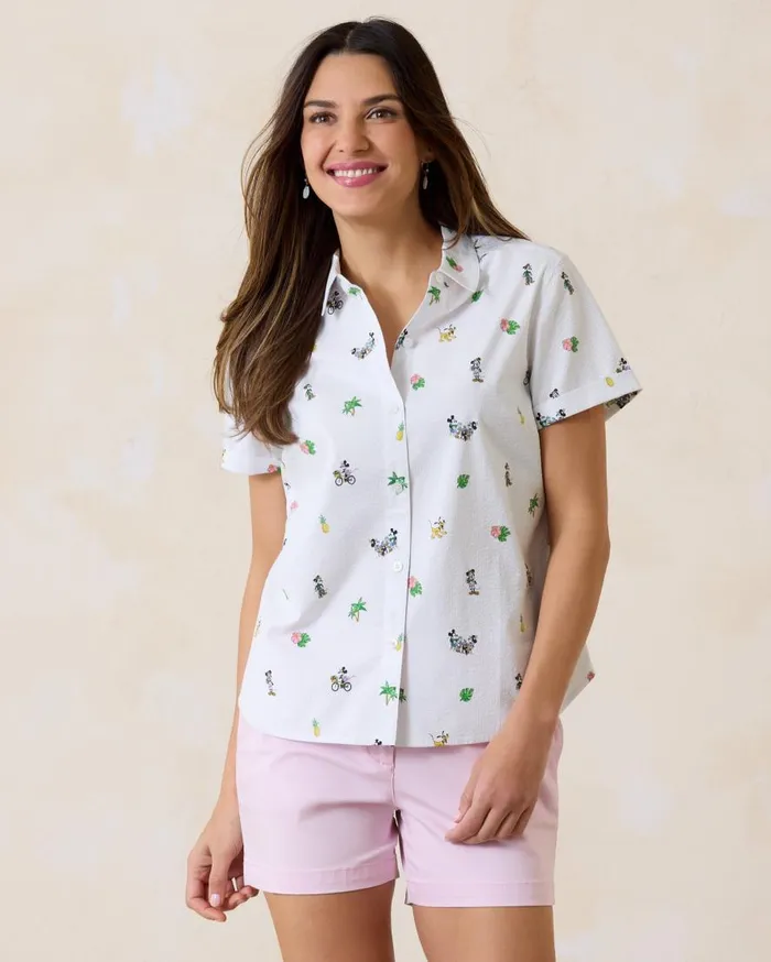 Tommy Bahama Tops and Shirts Disney Nova Wave Beach Cruiser Camp Shirt White 8211 Women Tommy Bahama Tops and Shirts Disney Nova Wave Beach Cruiser Camp Shirt White 8211 Women