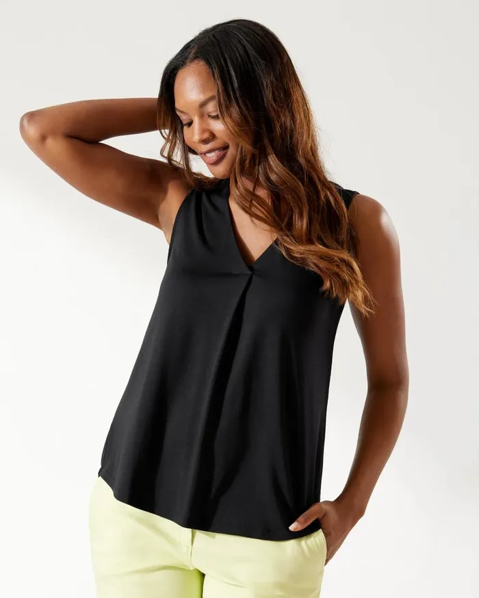 Tommy Bahama Tops and Shirts Kauai Box Pleat Tank Top Black 8211 Women Tommy Bahama Tops and Shirts Kauai Box Pleat Tank Top Black 8211 Women