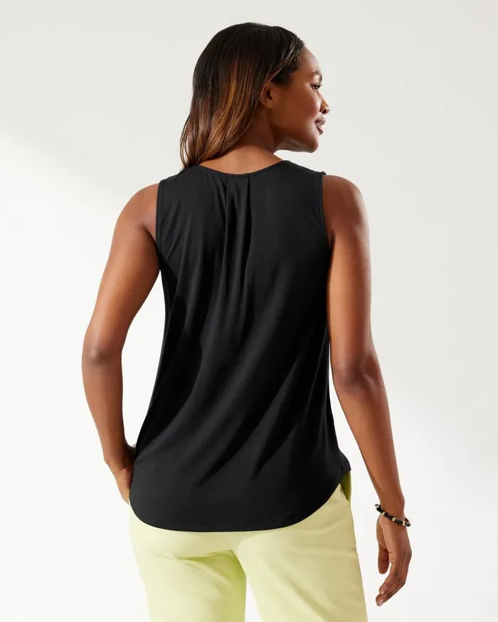 Tommy Bahama Tops and Shirts Kauai Box Pleat Tank Top Black 8211 Women Tommy Bahama Tops and Shirts Kauai Box Pleat Tank Top Black 8211 Women