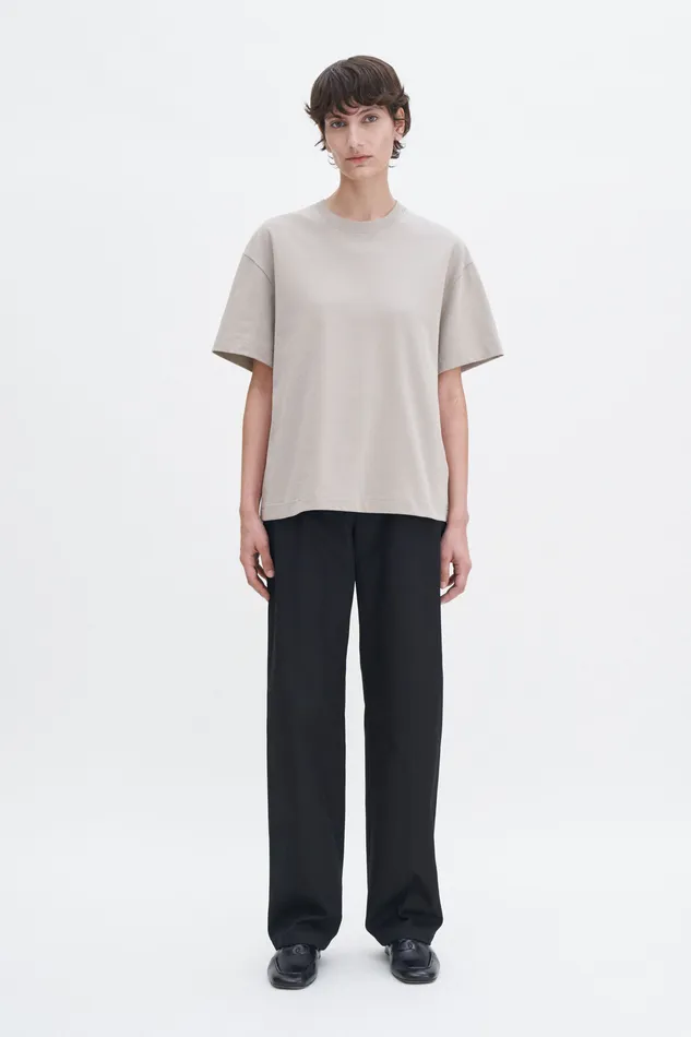 Tops and TShirts Women filippak Oversized Tee Moss Grey