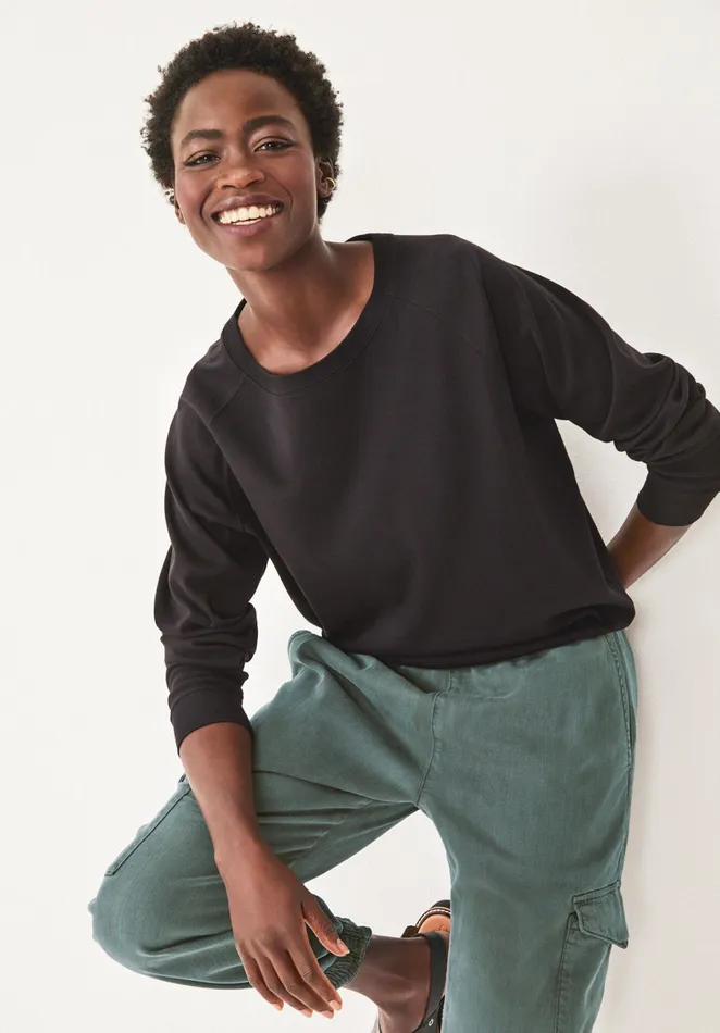 Tops and TShirts Women Hush Tilda Long Sleeve Top Black