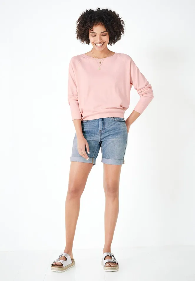 Tops and TShirts Women Hush Tilda Long Sleeve Top Rose Shadow