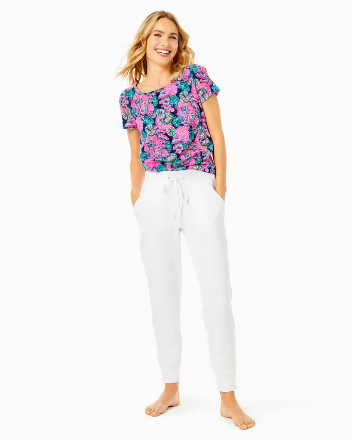 Tops WomenHome and Gifts Lilly Pulitzer Etta Scoopneck Top Oyster Bay Navy Shroom With A View Tops WomenHome and Gifts Lilly Pulitzer Etta Scoopneck Top Oyster Bay Navy Shroom With A View