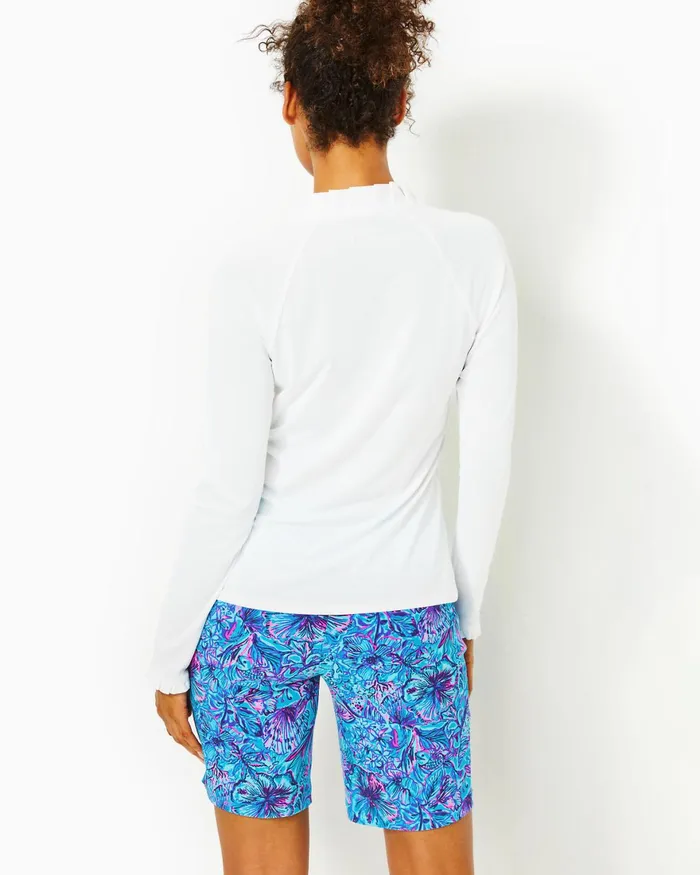 Tops WomenHome and Gifts Lilly Pulitzer UPF 50 Luxletic Hutton Polo Resort White