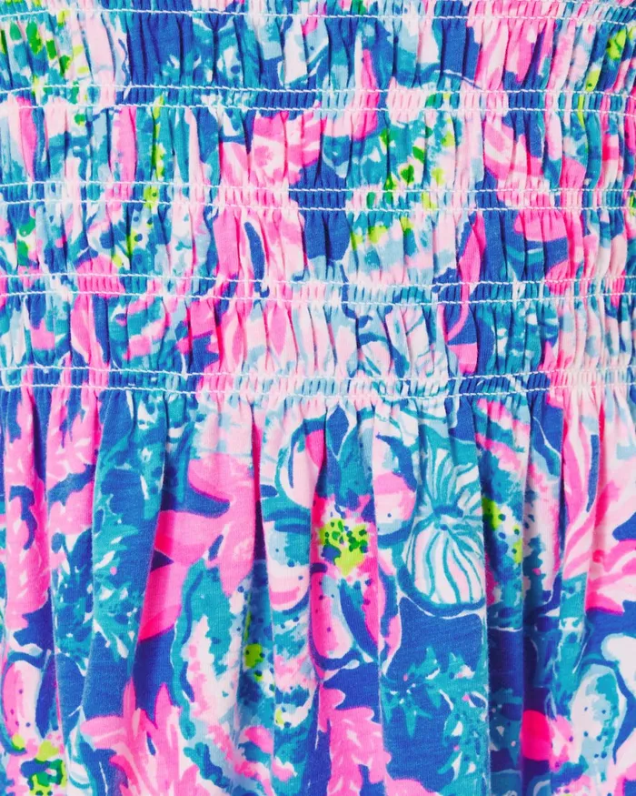 Tops Women Lilly Pulitzer Jadis Tube Top Blue Tang Sitting Seaside Tops Women Lilly Pulitzer Jadis Tube Top Blue Tang Sitting Seaside