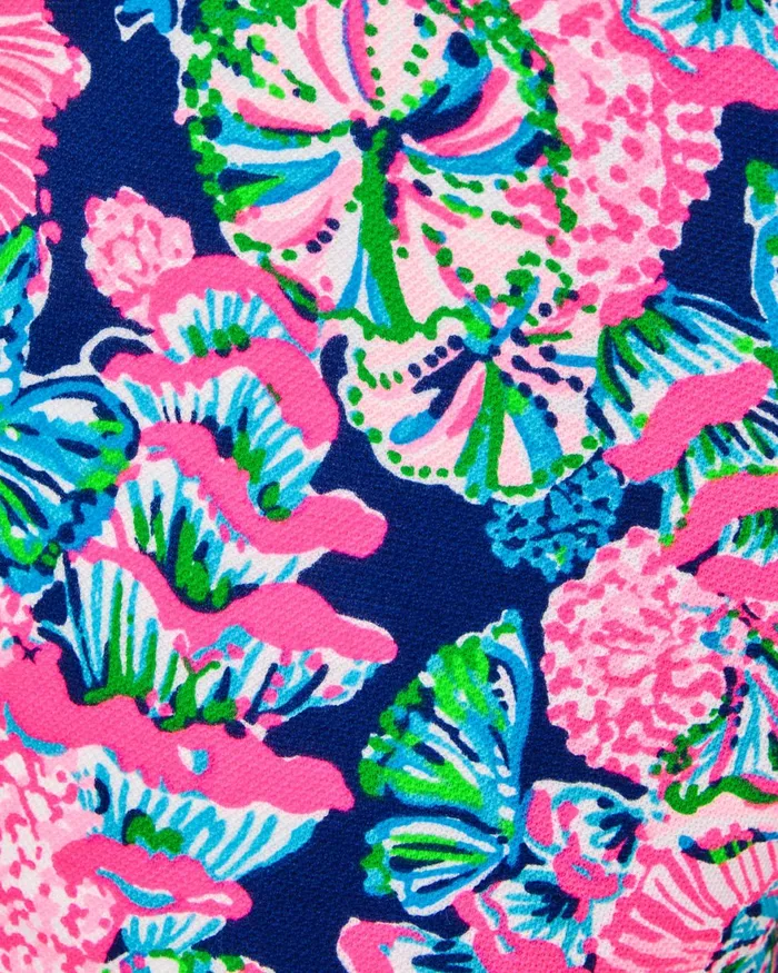Tops Women Lilly Pulitzer Reema Polo Top Resort White Tops Women Lilly Pulitzer Reema Polo Top Resort White