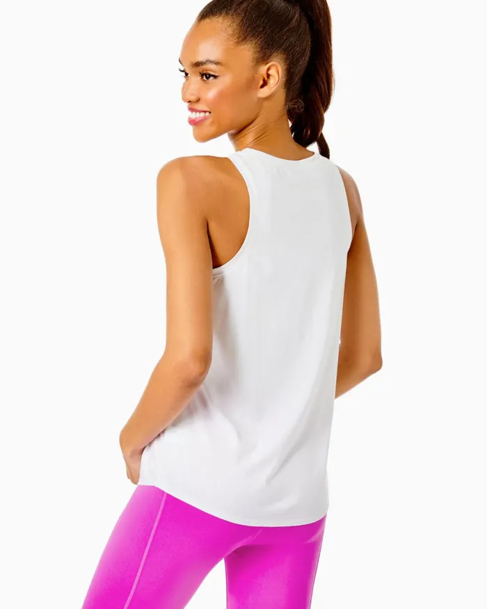 Tops Women Lilly Pulitzer UPF 50 Luxletic Maribo Bra Tank Surf Blue Coral Of The Story Tops Women Lilly Pulitzer UPF 50 Luxletic Maribo Bra Tank Surf Blue Coral Of The Story
