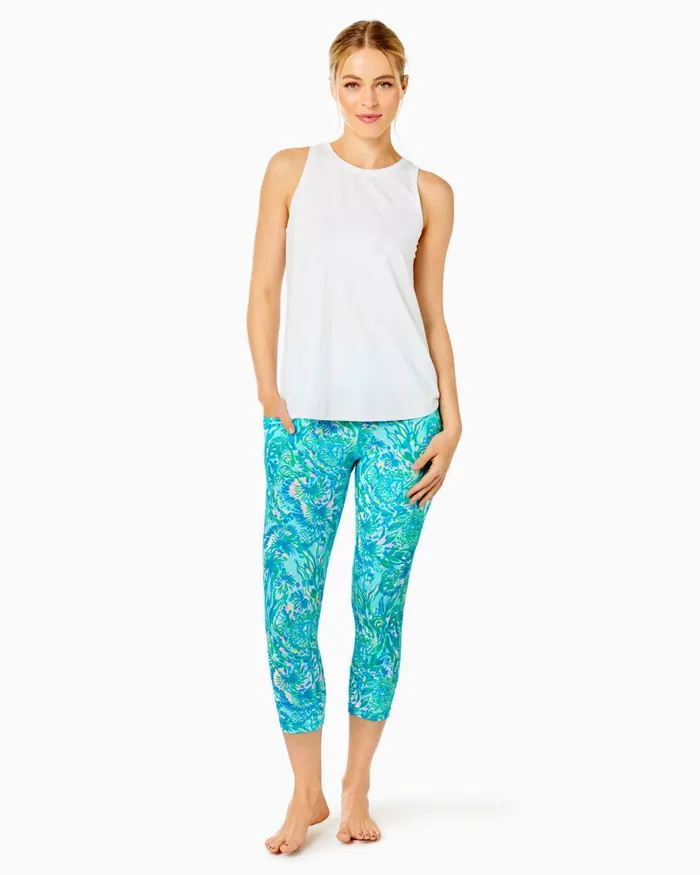 Tops Women Lilly Pulitzer UPF 50 Luxletic Maribo Bra Tank Surf Blue Coral Of The Story Tops Women Lilly Pulitzer UPF 50 Luxletic Maribo Bra Tank Surf Blue Coral Of The Story
