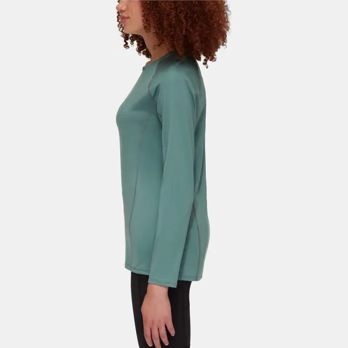 Tops Women Mammut Selun FL Longsleeve Logo Dark Jade Tops Women Mammut Selun FL Longsleeve Logo Dark Jade