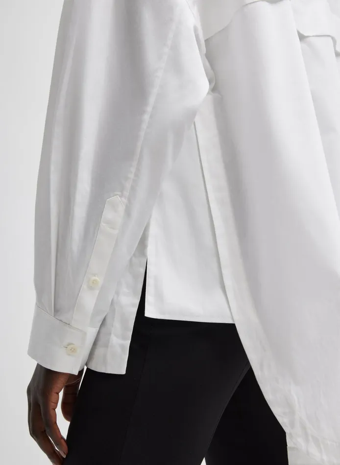 Tops Women Tibi Shirting Gabe Oversized Shirt
