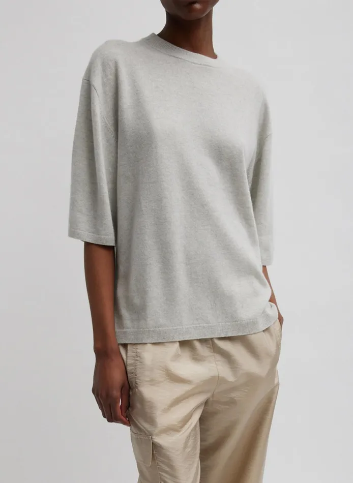Tops Women Tibi Washable Cashmere Oversized Easy TShirt