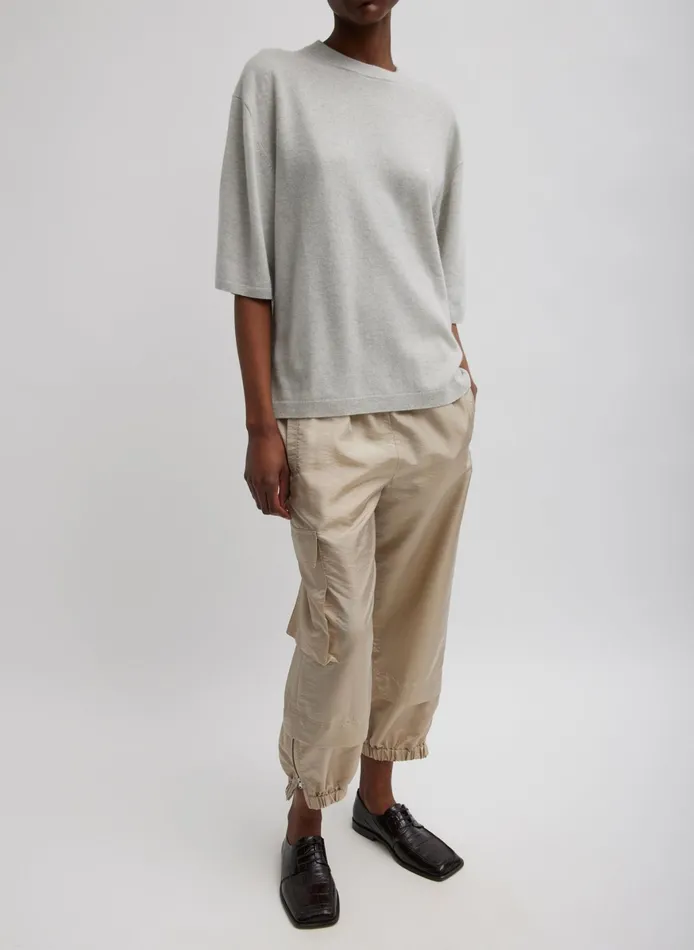 Tops Women Tibi Washable Cashmere Oversized Easy TShirt