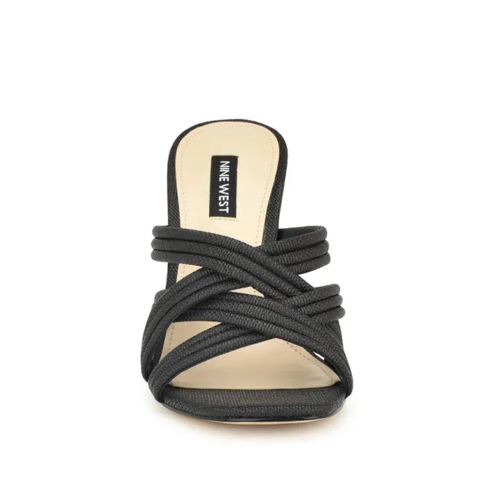 Tracee Heeled Slide Sandals Black Women Nine West Sandals Tracee Heeled Slide Sandals Black Women Nine West Sandals
