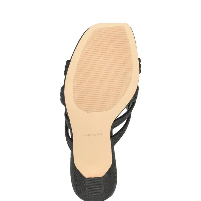 Tracee Heeled Slide Sandals Black Women Nine West Sandals Tracee Heeled Slide Sandals Black Women Nine West Sandals