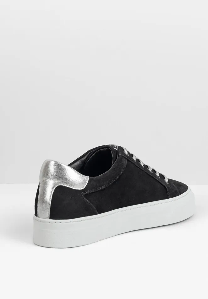 Trainers Women Hush Alston Suede Trainers Black