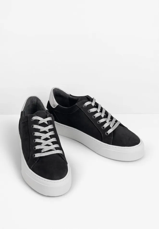 Trainers Women Hush Alston Suede Trainers Black
