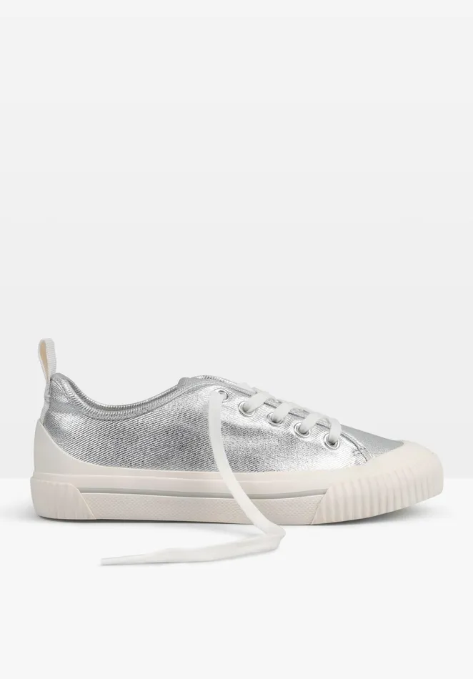 Trainers Women Hush Leyton Canvas Trainers Silver