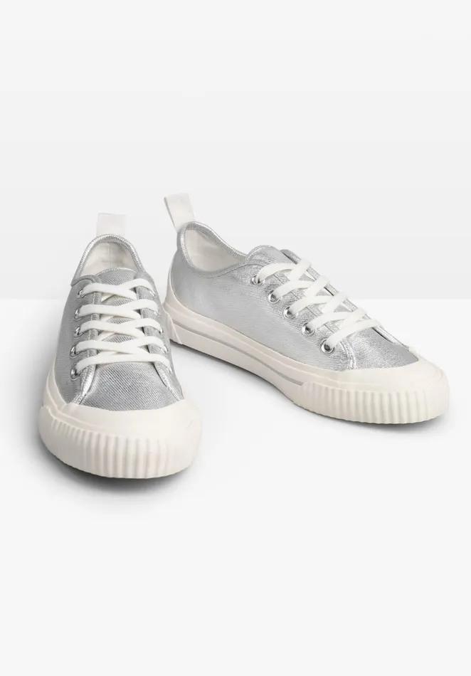 Trainers Women Hush Leyton Canvas Trainers Silver