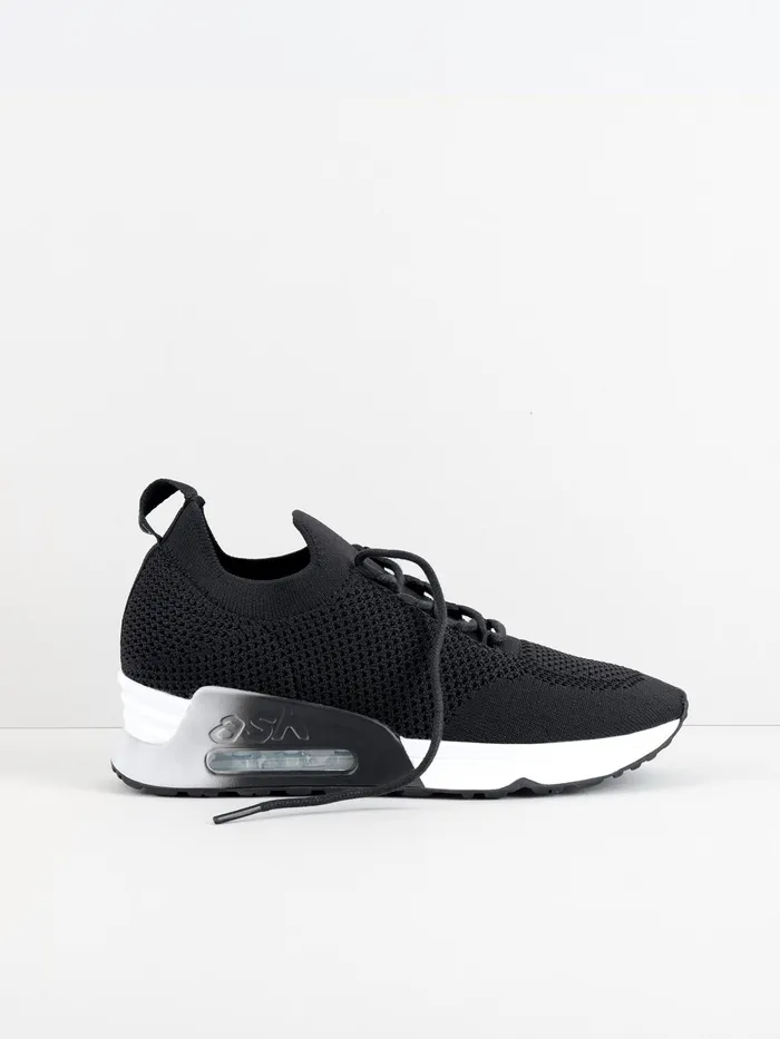 Trainers Women Hush Low Top Knit Trainers Black