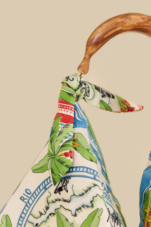 Tropical Destination Scarf Bag Women FARM Rio Bags