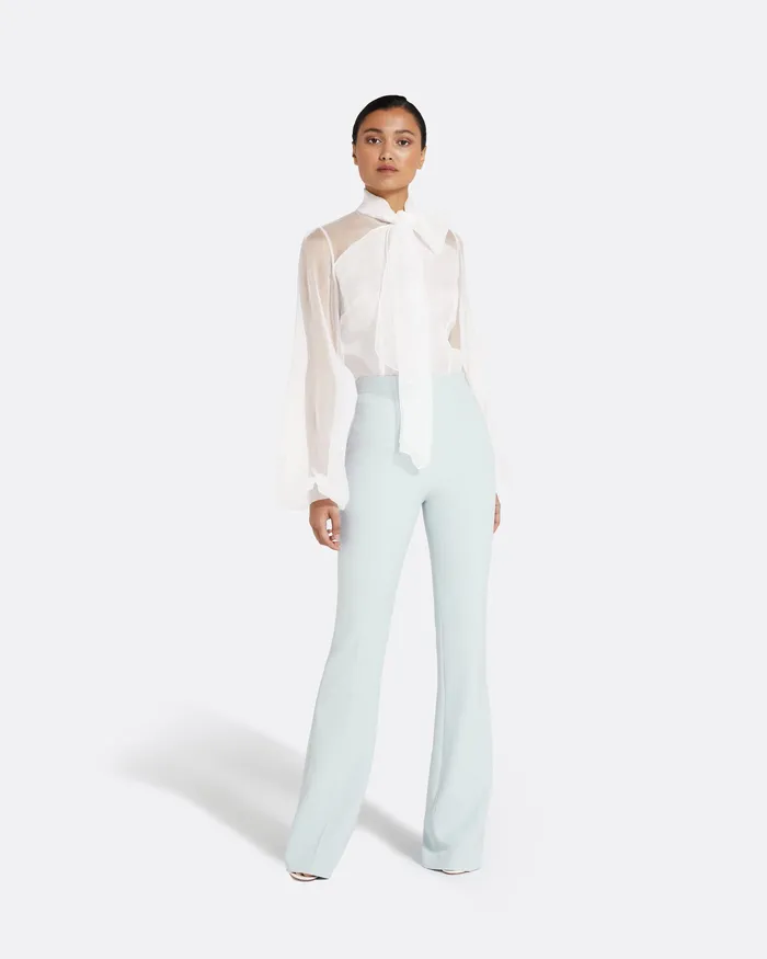 Trousers Alexa Ice Blue Trousers Ice Blue 8211 Safiyaa Women