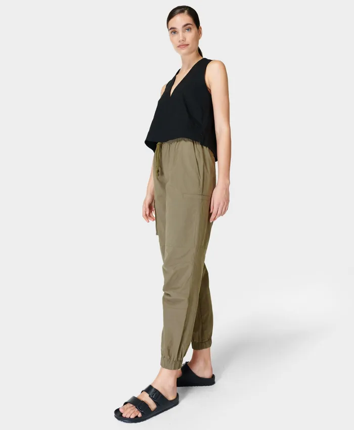 Trousers Quinn Cargo Pants Birch Green 8211 Sweaty Betty Women