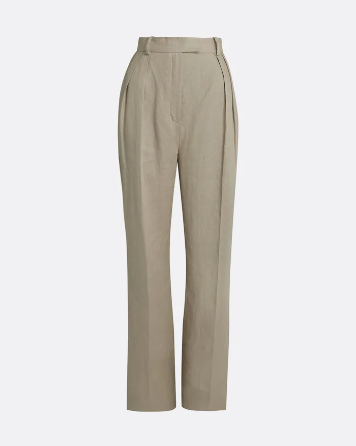 Trousers Safiyaa Women Ferna Stone Trousers Stone