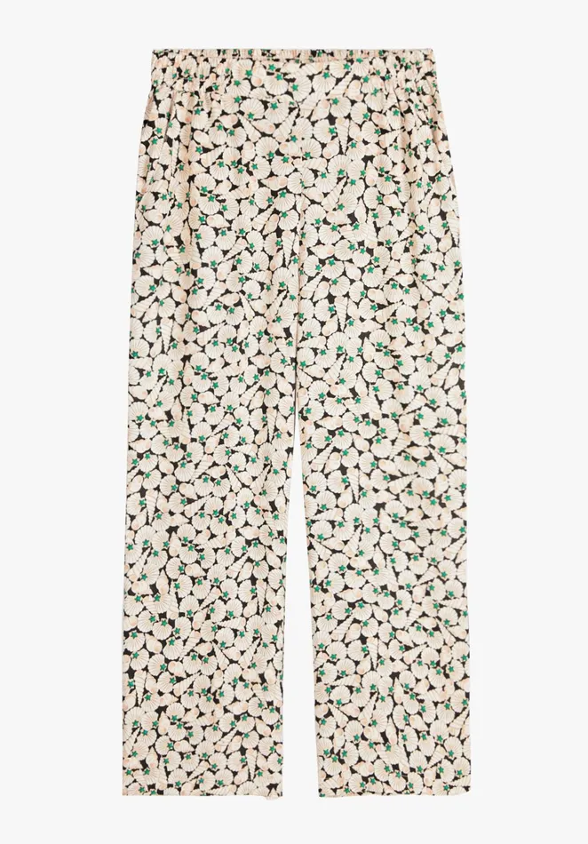 Trousers Women Hush Mariella Cropped Trousers Seashells Natural