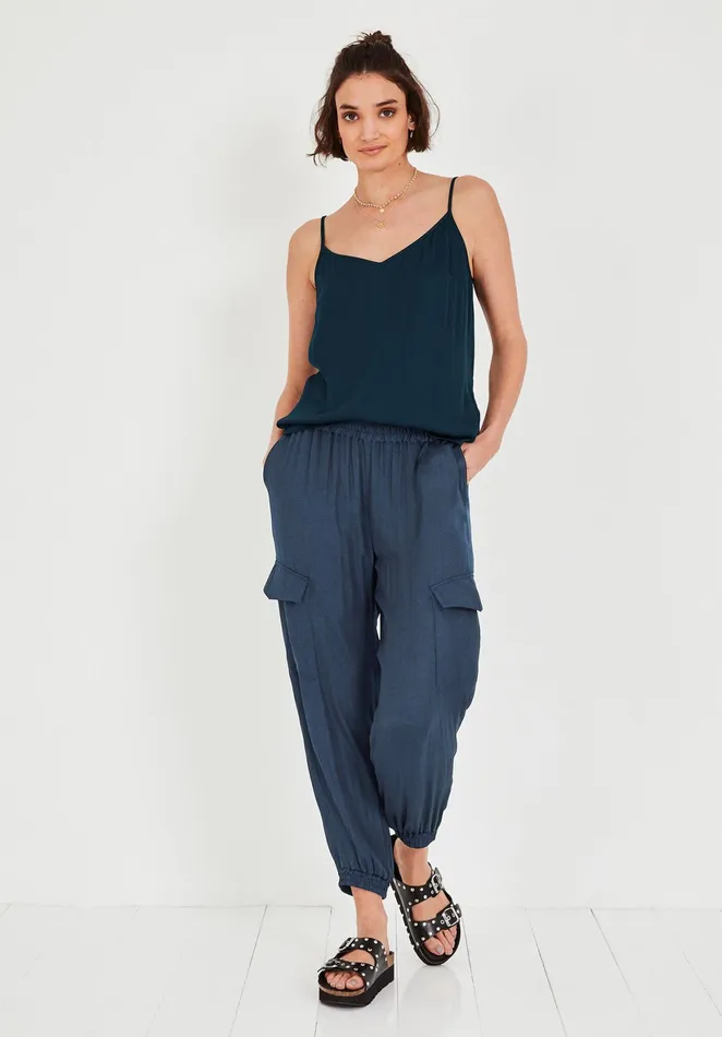 Trousers Women Hush Nino Cargo Trousers Navy