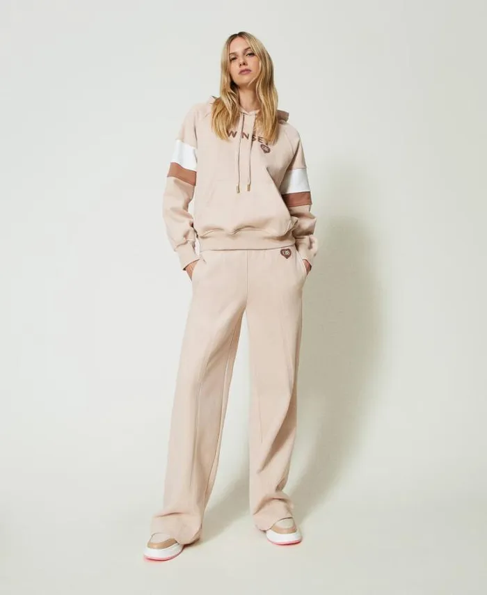 Twinset Sweatshirts Hoodie And Palazzo Trousers Multicolour Caramel Camel Les Beiges Motherofpearl 8211 Clothing Twinset Sweatshirts Hoodie And Palazzo Trousers Multicolour Caramel Camel Les Beiges Motherofpearl 8211 Clothing