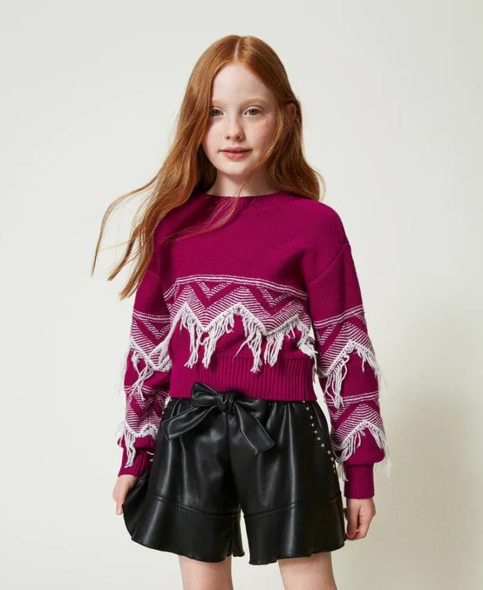Twinset Trousers And Jeans Flared Shorts With Studs Black 8211 Girl