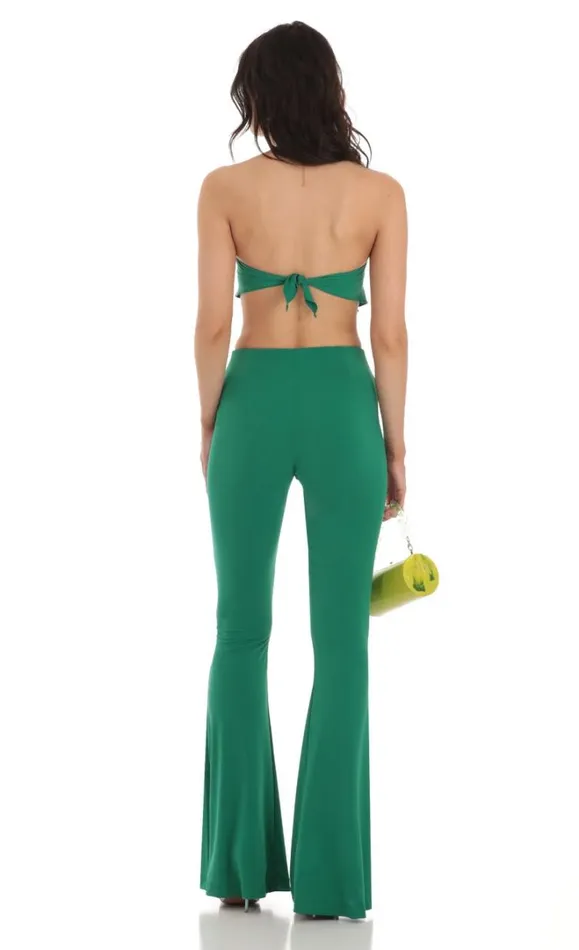 Two Piece Set Green Women LUCY IN THE SKY Pants Two Piece Set Green Women LUCY IN THE SKY Pants