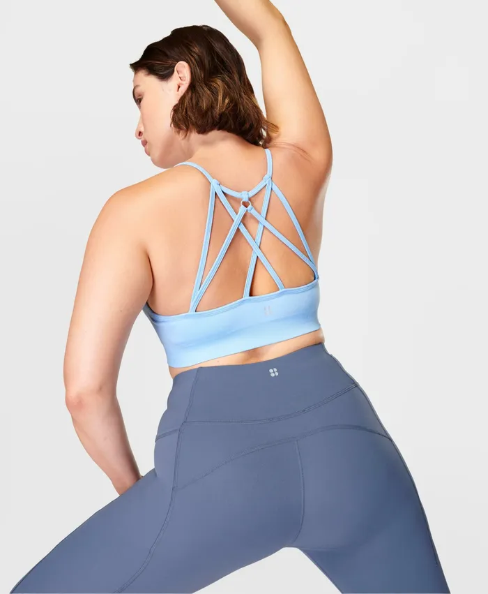 Underwear Spirit Awakened Yoga Bra Filter Blue 8211 Sweaty Betty Women