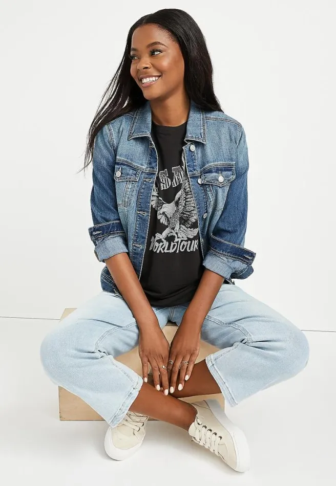 Usa World Tour Graphic Tee Women Maurices Tops