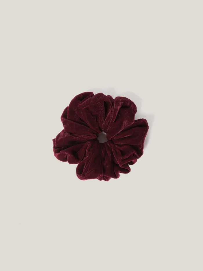 Velvet Scrunchie Burgundy Women Jigsaw Pyjamas and Loungewear