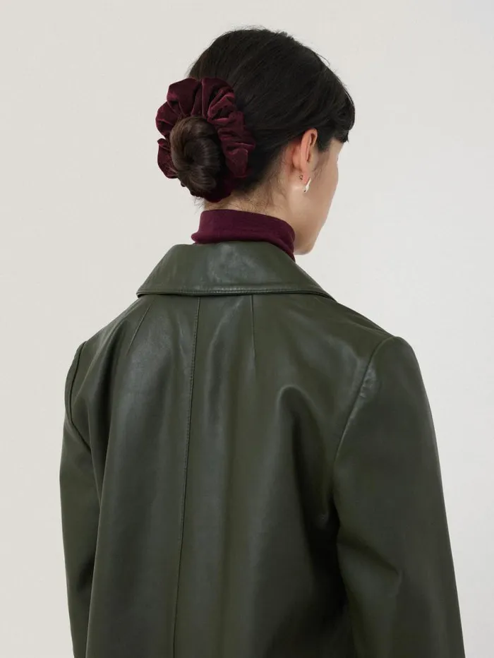 Velvet Scrunchie Burgundy Women Jigsaw Pyjamas and Loungewear