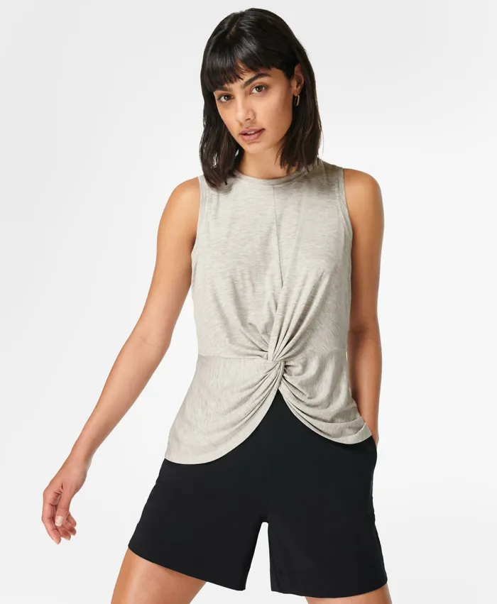 Vest Tops Women Sweaty Betty Tori Vest Grey Marl