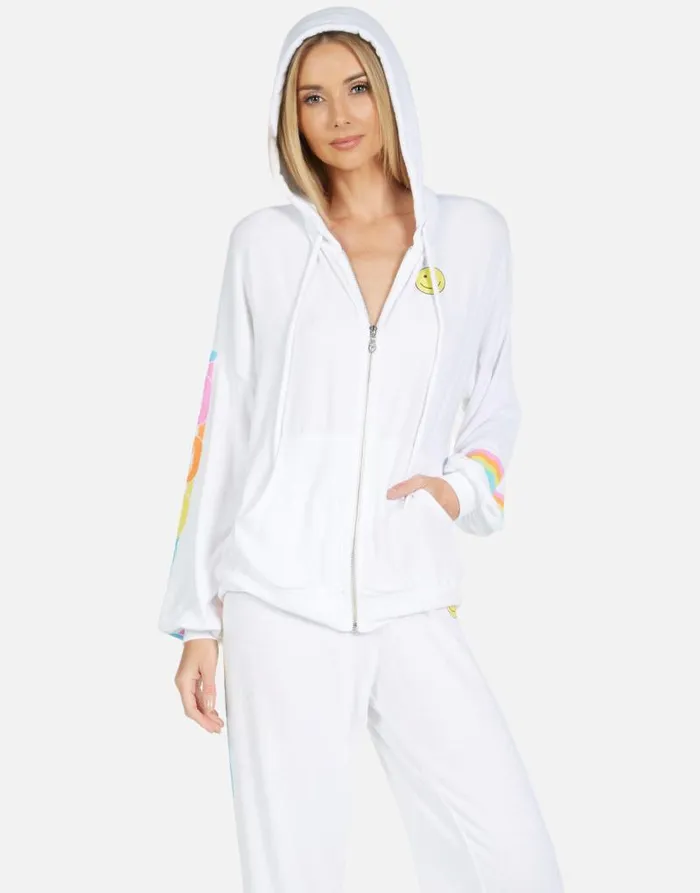 Vivica Happy Chains White Women Lauren Moshi Hoodies