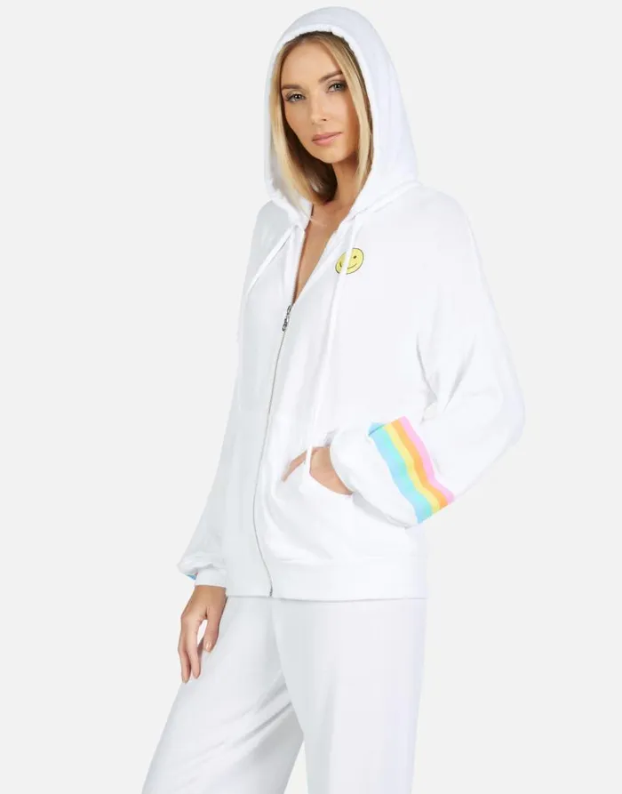 Vivica Happy Chains White Women Lauren Moshi Hoodies