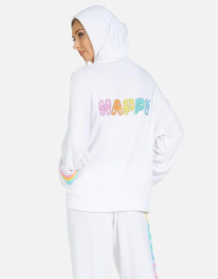 Vivica Happy Chains White Women Lauren Moshi Hoodies