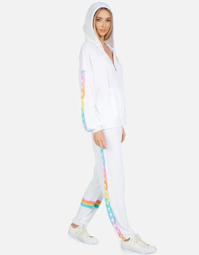 Vivica Happy Chains White Women Lauren Moshi Hoodies