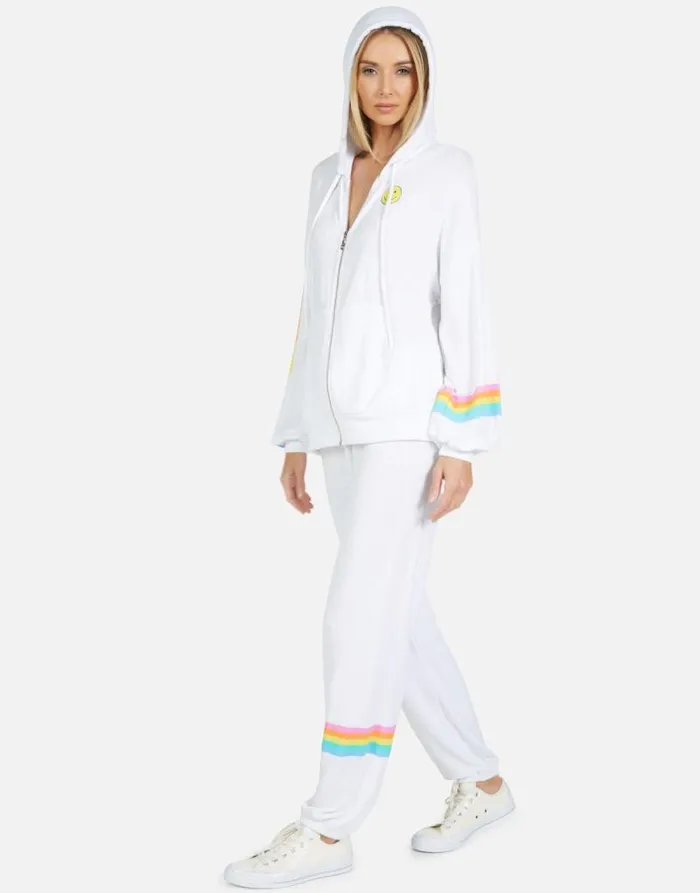 Vivica Happy Chains White Women Lauren Moshi Hoodies