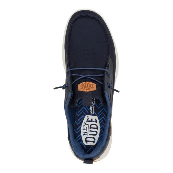 Wally Drift Mesh Navy BlazerWhite Apparel Sneakers heydude