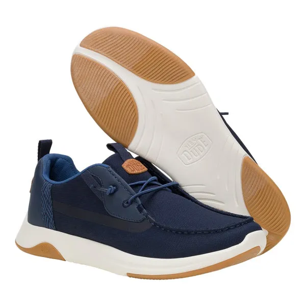 Wally Drift Mesh Navy BlazerWhite Apparel Sneakers heydude