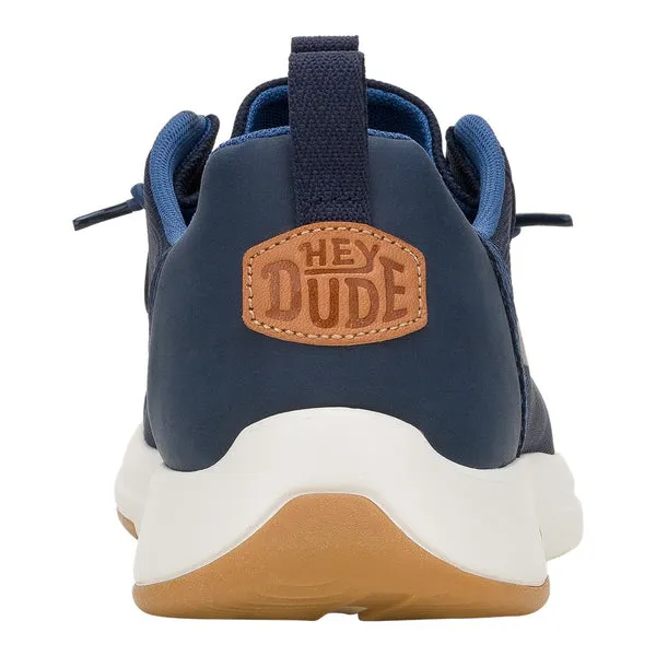 Wally Drift Mesh Navy BlazerWhite Apparel Sneakers heydude