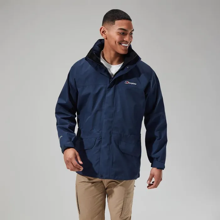 Waterproof Men Berghaus Cornice InterActive Jacket 8211 Dark Blue