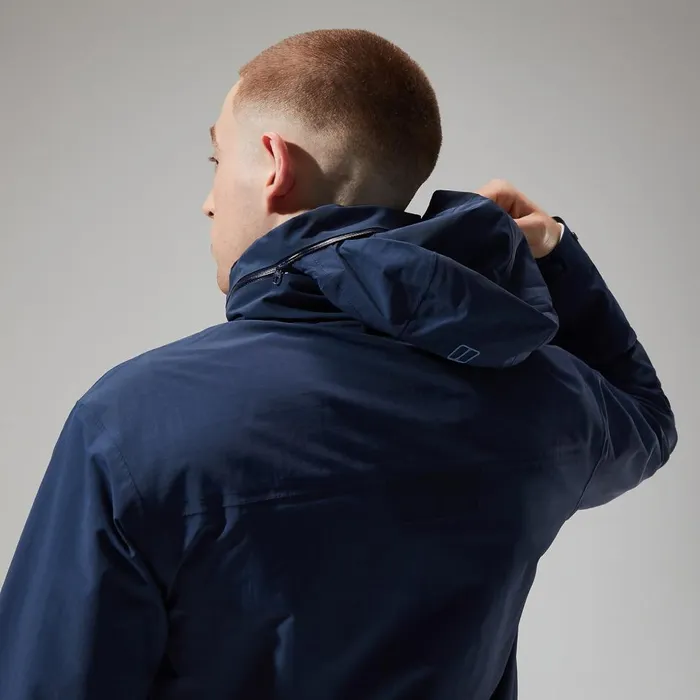 Waterproof Men Berghaus Helmor Utility Jacket 8211 Dark Blue
