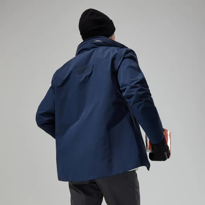 Waterproof Men Berghaus Helmor Utility Jacket 8211 Dark Blue